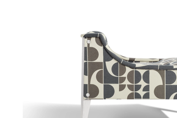 DEZZA 12 - Fabric armchair with armrests by Poltrona Frau - view 3